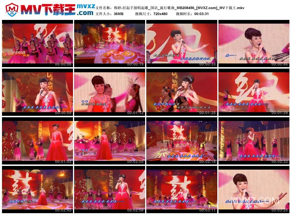 韩婷-打起手鼓唱起歌_国语_流行歌曲_MB208456